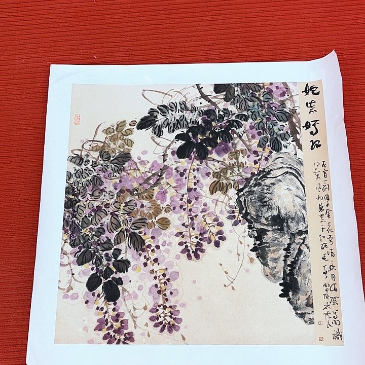 国画李陈良老先生展览原作