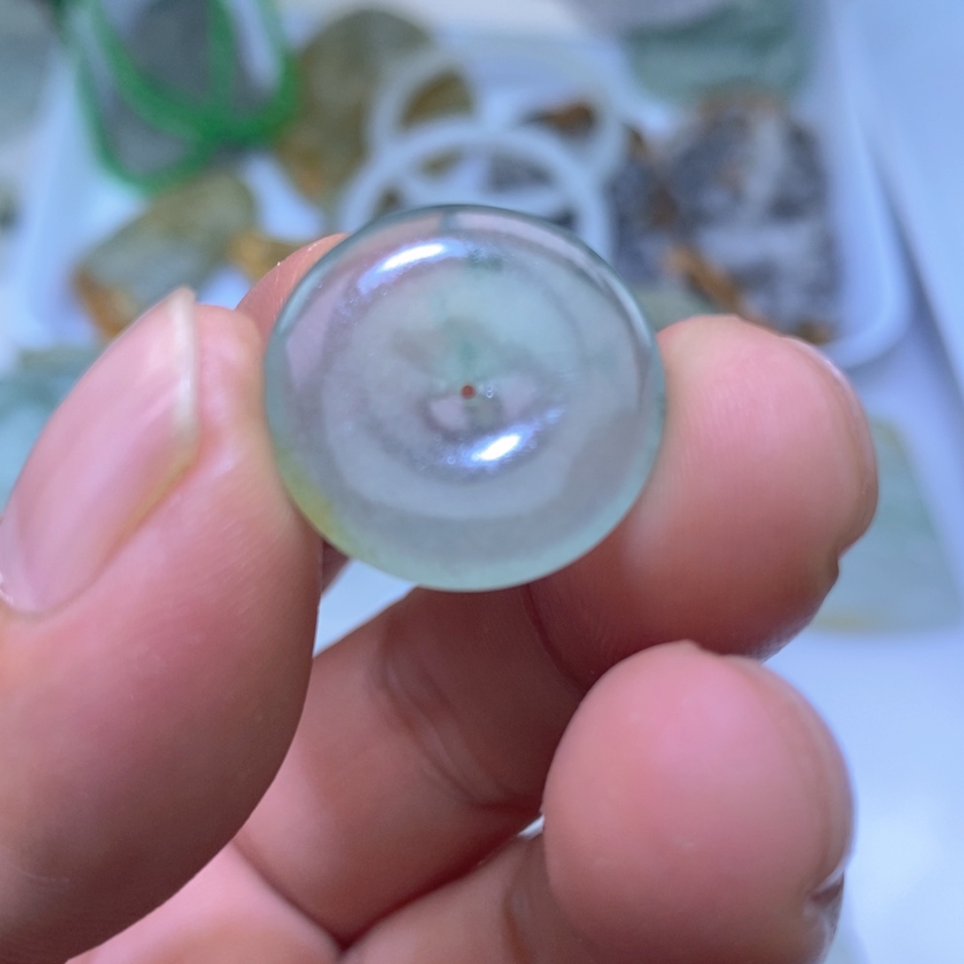 定制翡翠未镶嵌平安扣