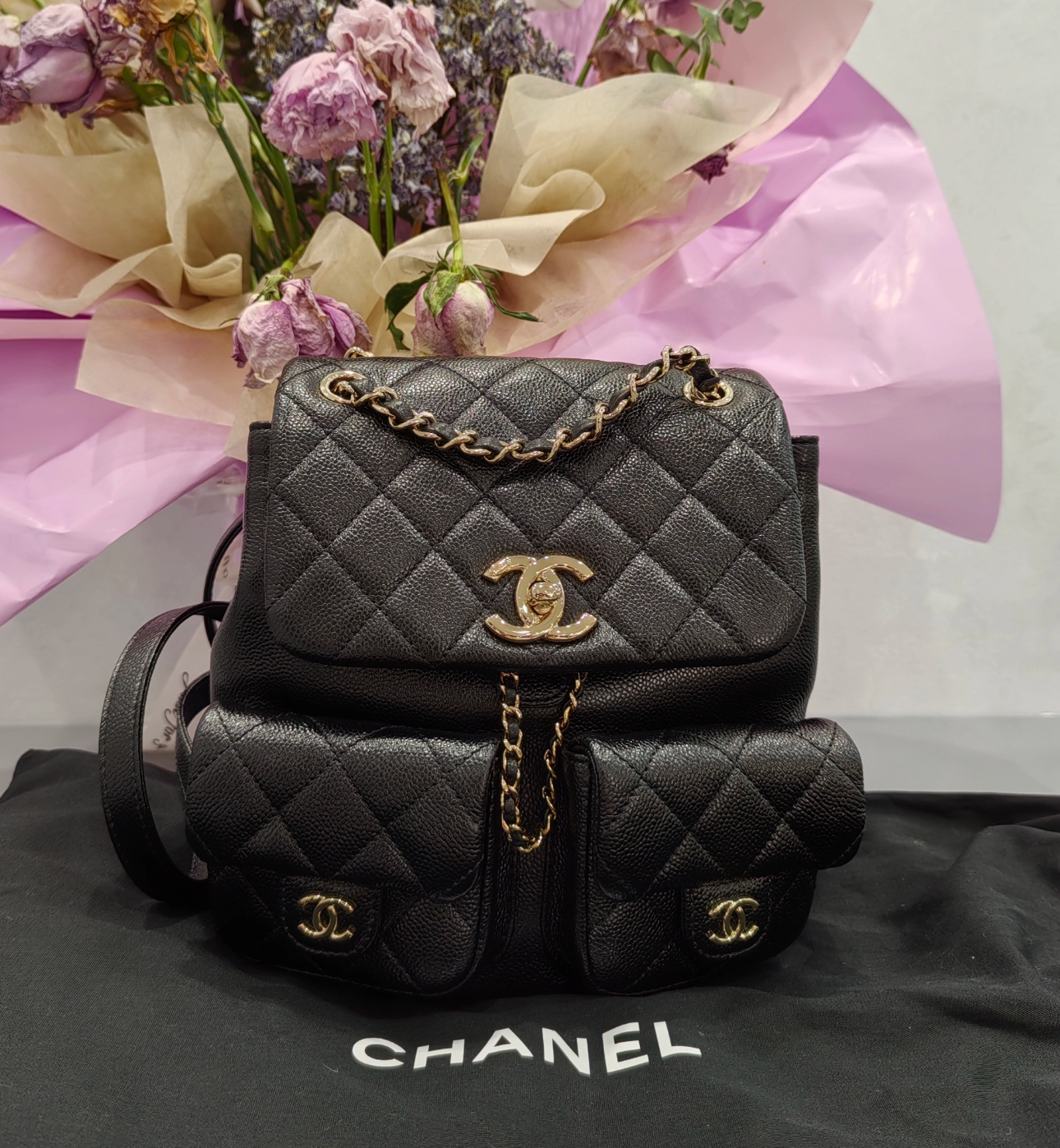 全新未使用 Chanel/香奈儿 香奈儿  24a Duma双肩包 8431715