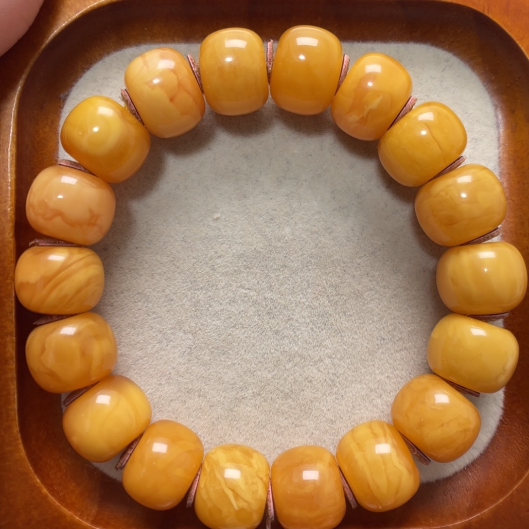 蜜蜡未镶嵌手串蜜蜡