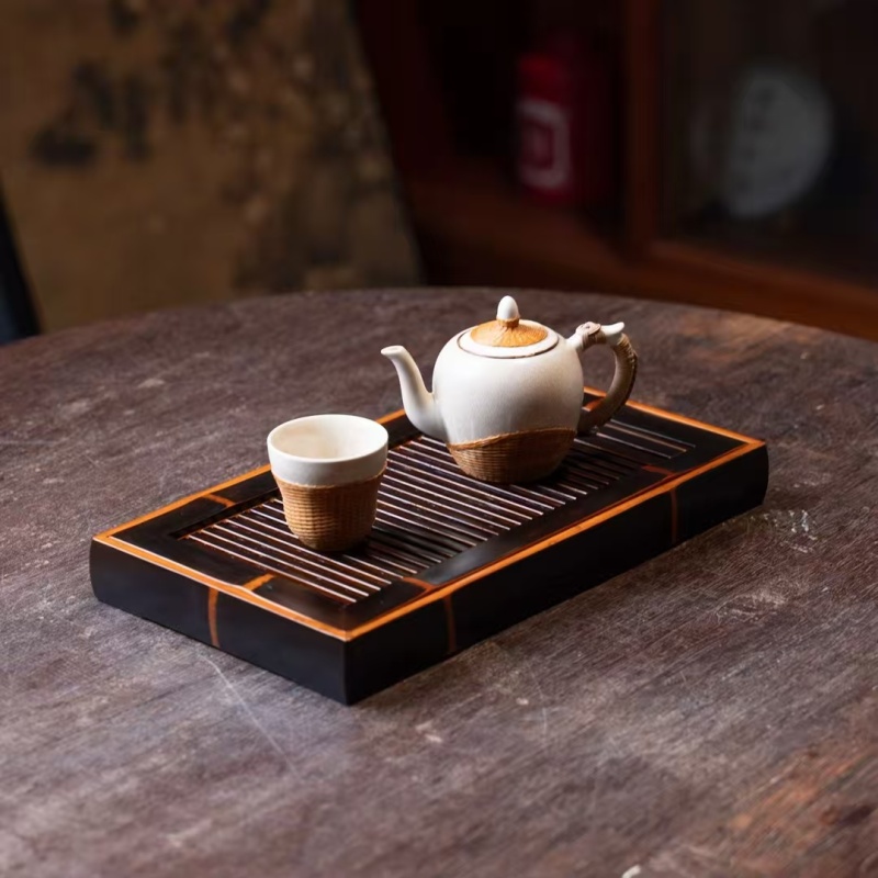 默认类型默认功能收纳筐架子复古茶盘家用长方形