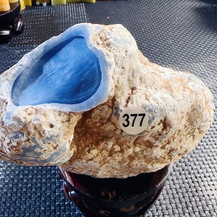 印石青田石云南西峡蓝原石1400