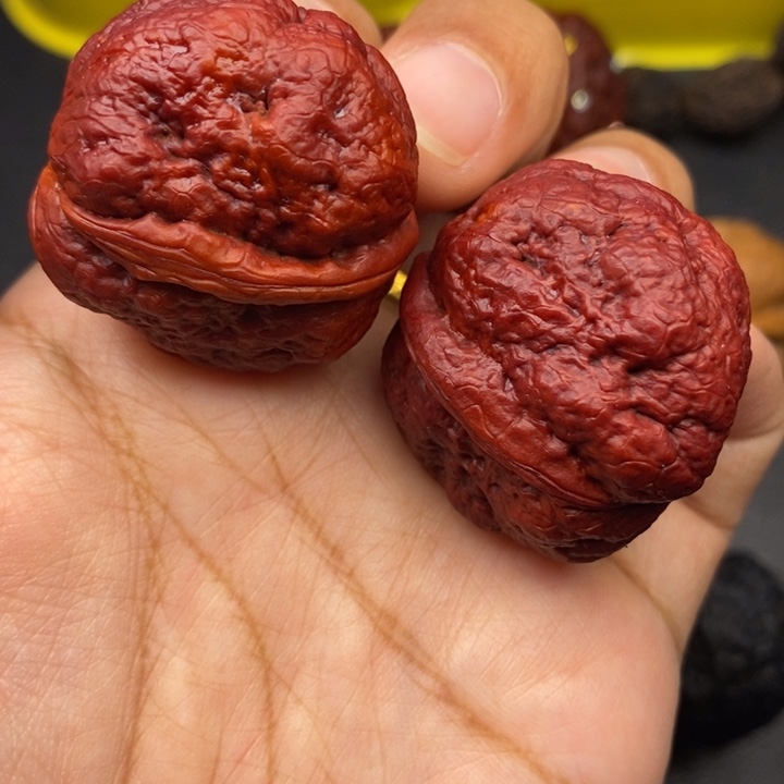 文玩核桃把件34尺肌肉蛙