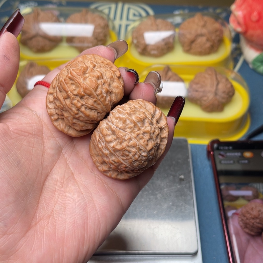 文玩核桃把件自*南瓜墩44