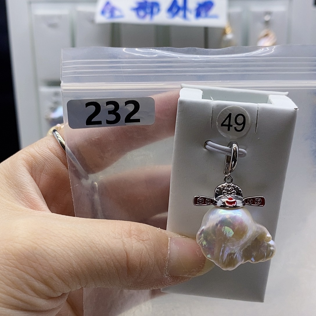 颈饰合金淡水珍珠