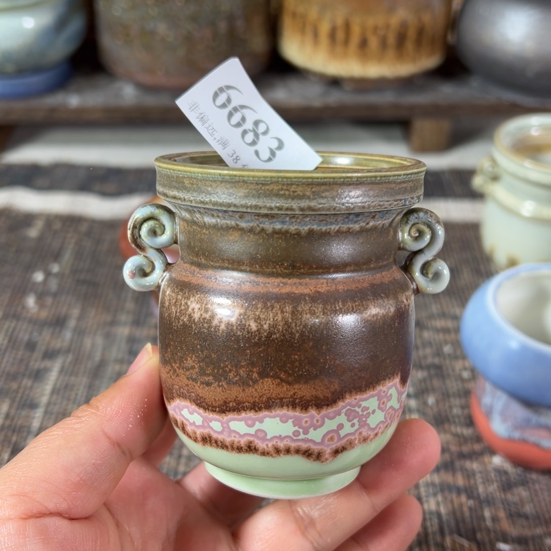 陶瓷景德镇手工花盆