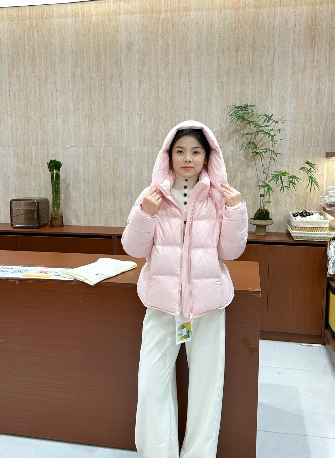 香港一诺 【7110】女款三防羽绒服 90%白鸭绒 质保三年 出绒换新 