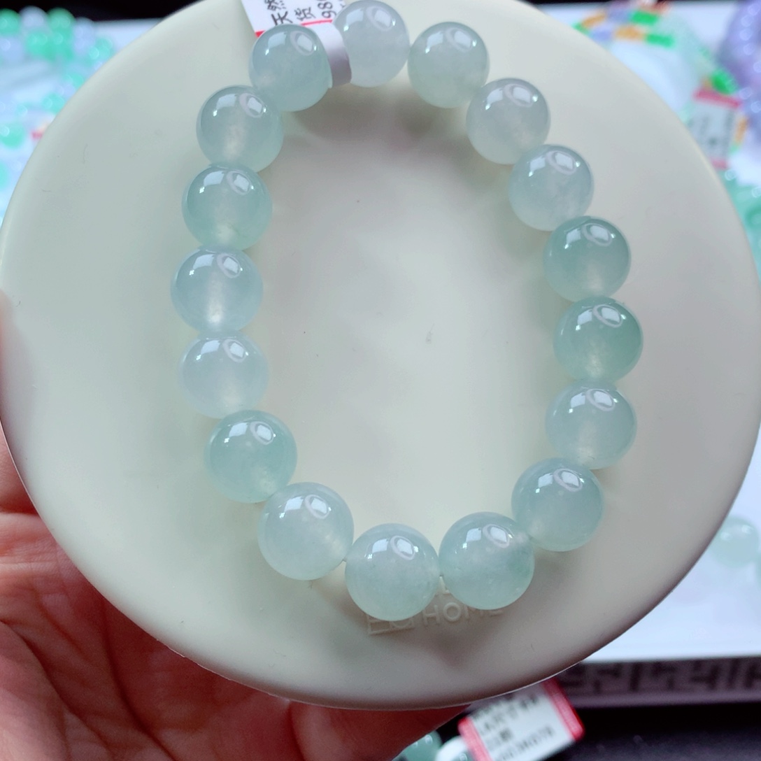 翡翠未镶嵌手链卡12