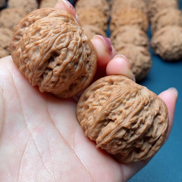 文玩核桃把件42磨盘