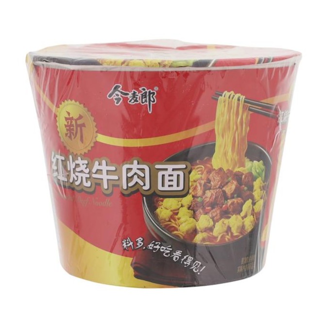 今麦郎红烧牛肉面 110g