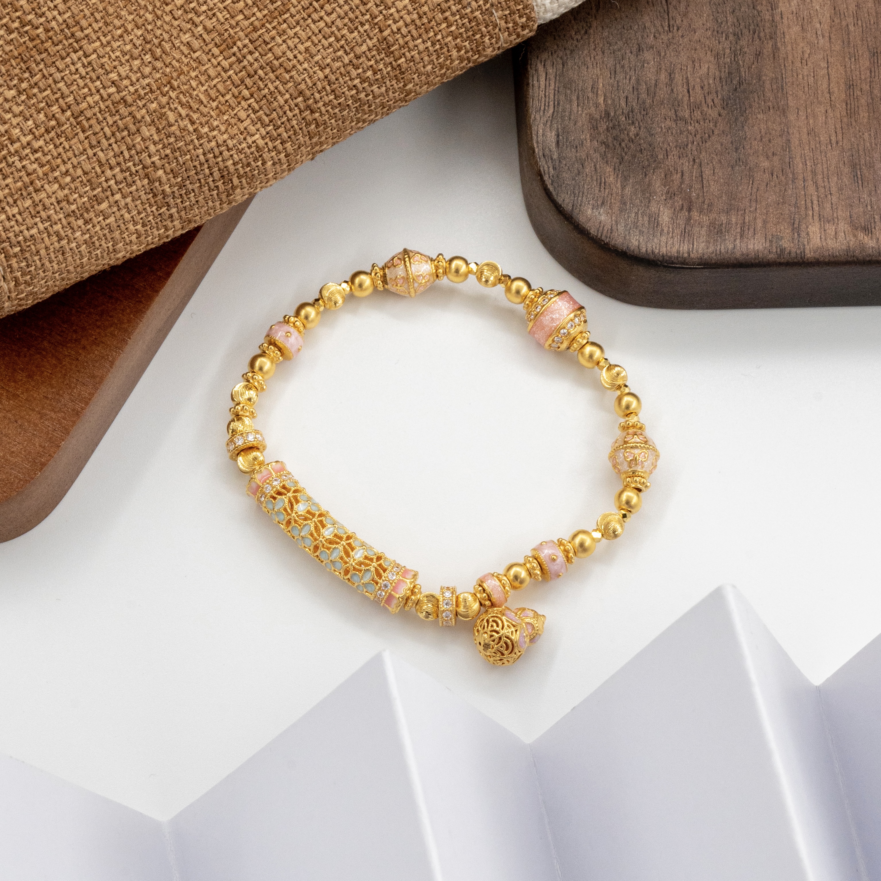 阿敏专属-现【粉粉宋韵手串】 足金999手串（附加530）