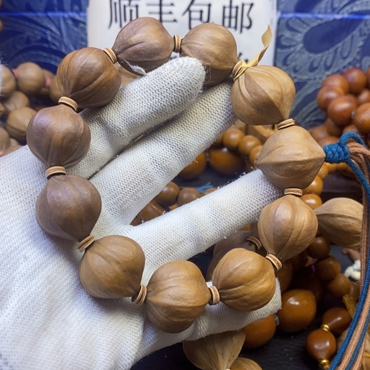 手串/手链橄榄核蝎**莱，四花2.3×2.4