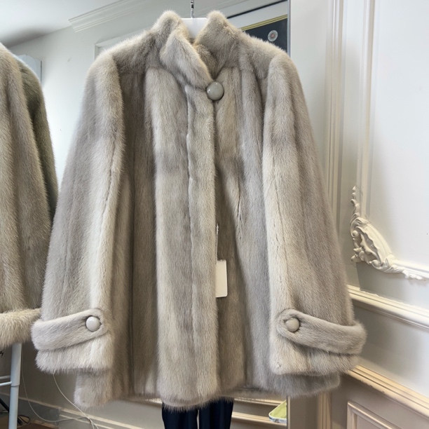 【L120】宝石蓝灰袖带款气质时尚女款外套