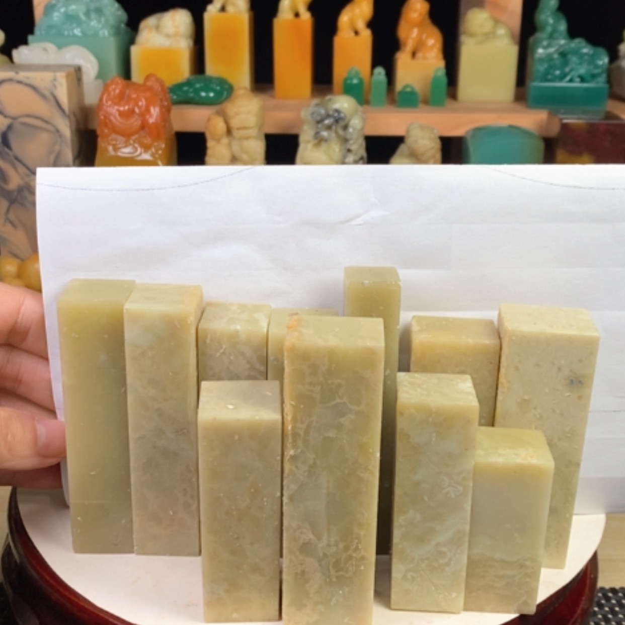 【闪购商品】青田石国*国封门石………….