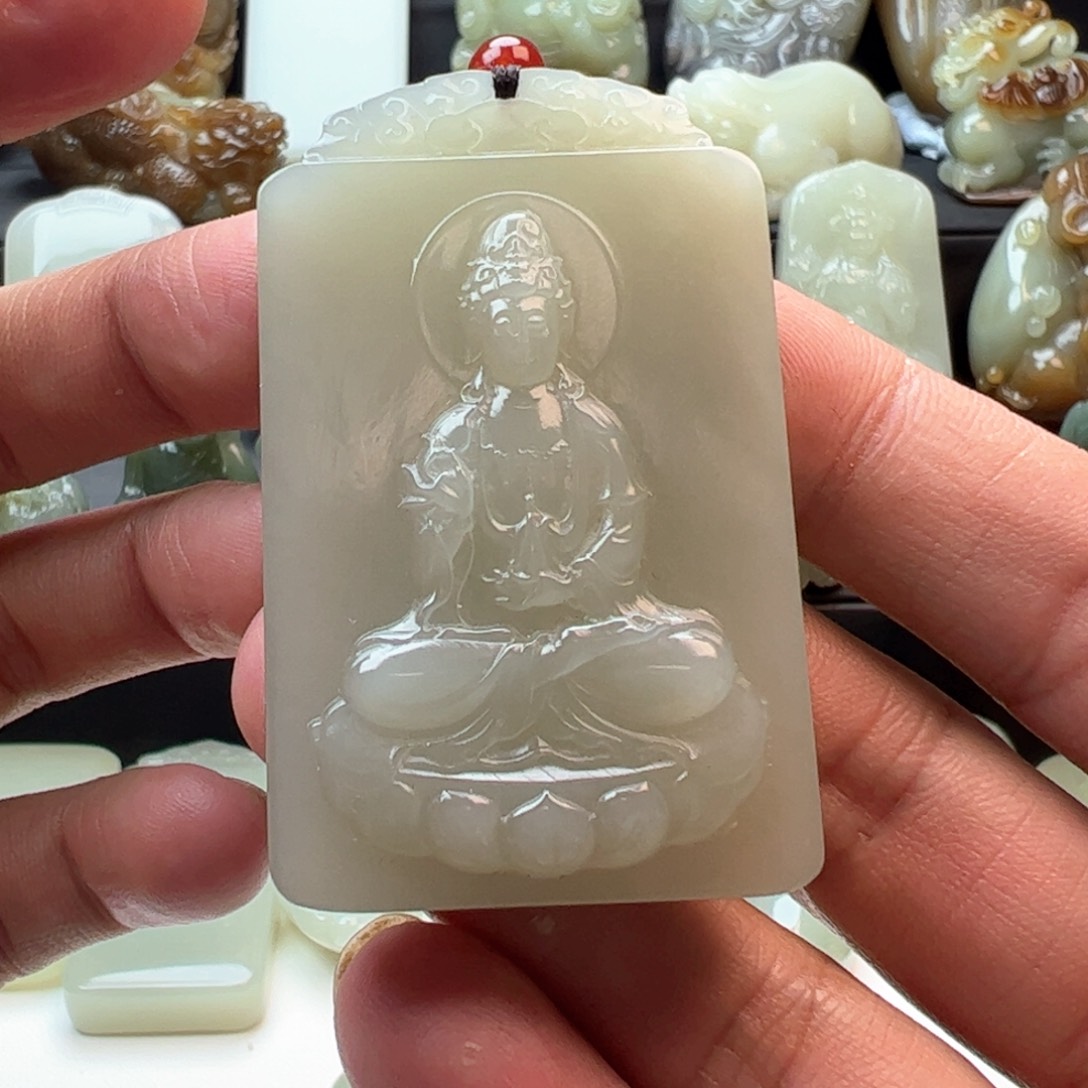 和田玉挂件未镶嵌