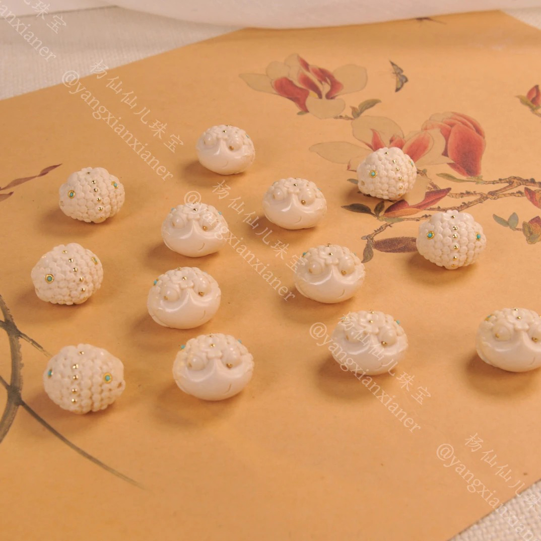 【杨仙仙珠宝】小俏皮-猛犸雕刻件- 多样性发其一X343