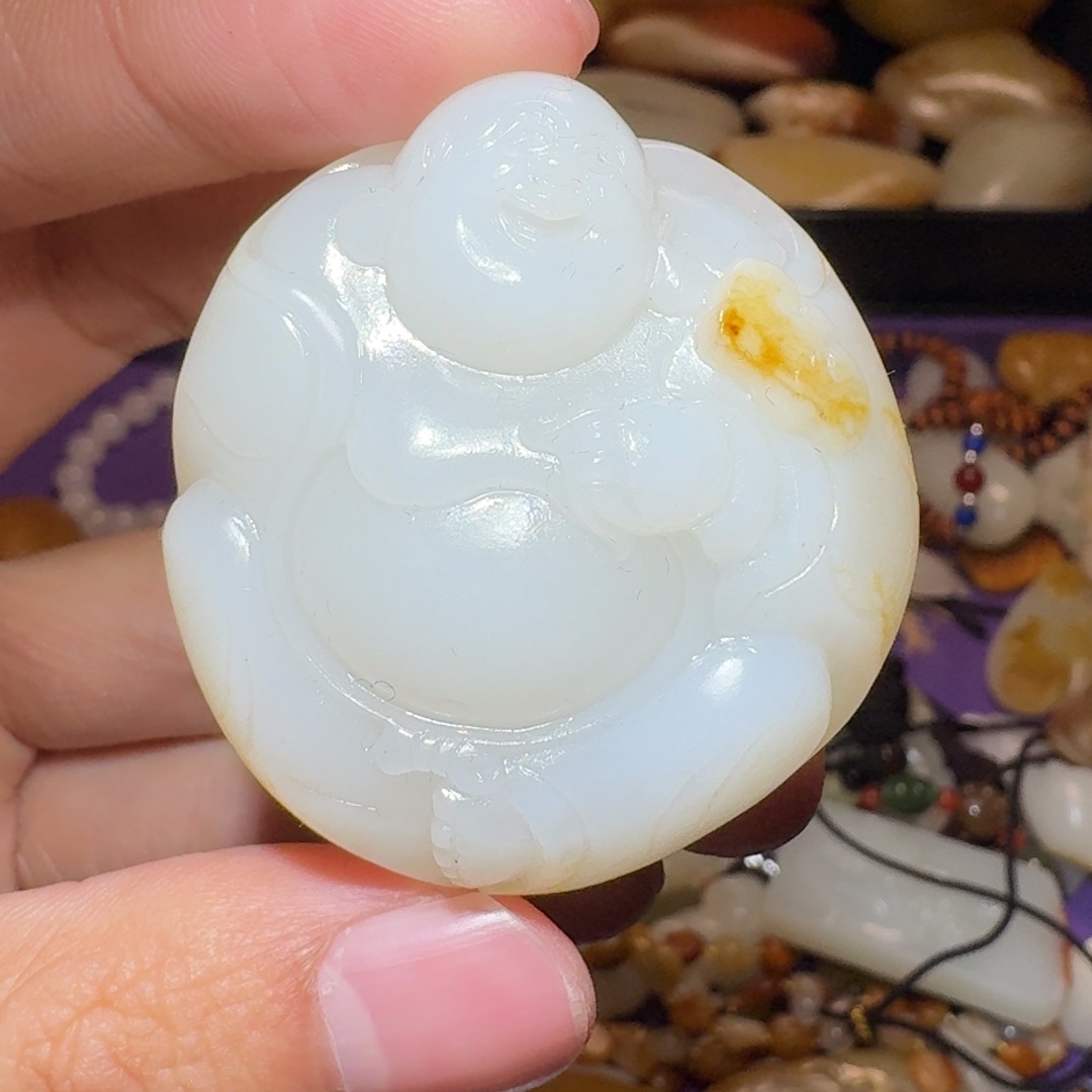 和田玉颈饰未镶嵌