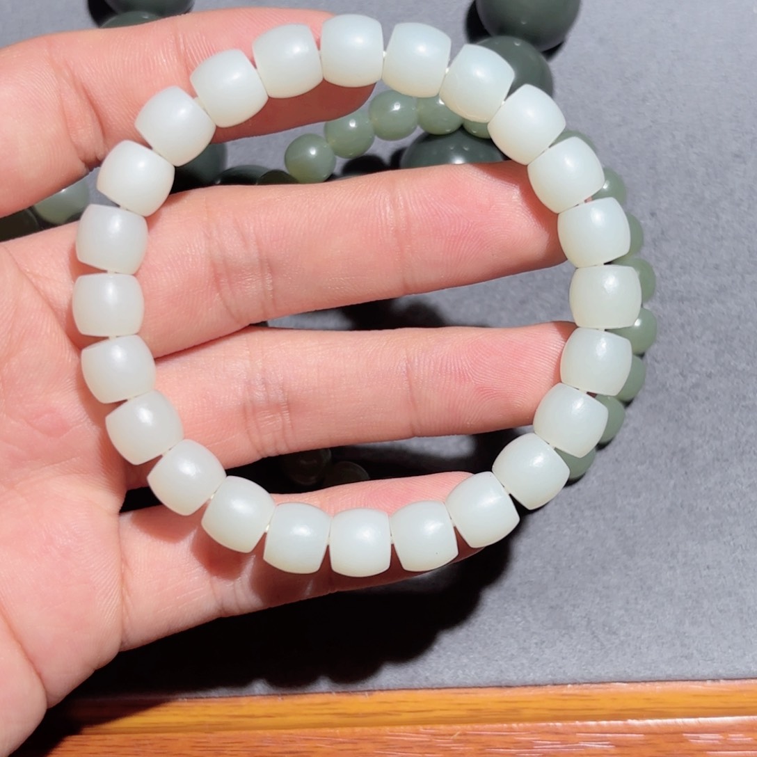 和田玉手链未镶嵌