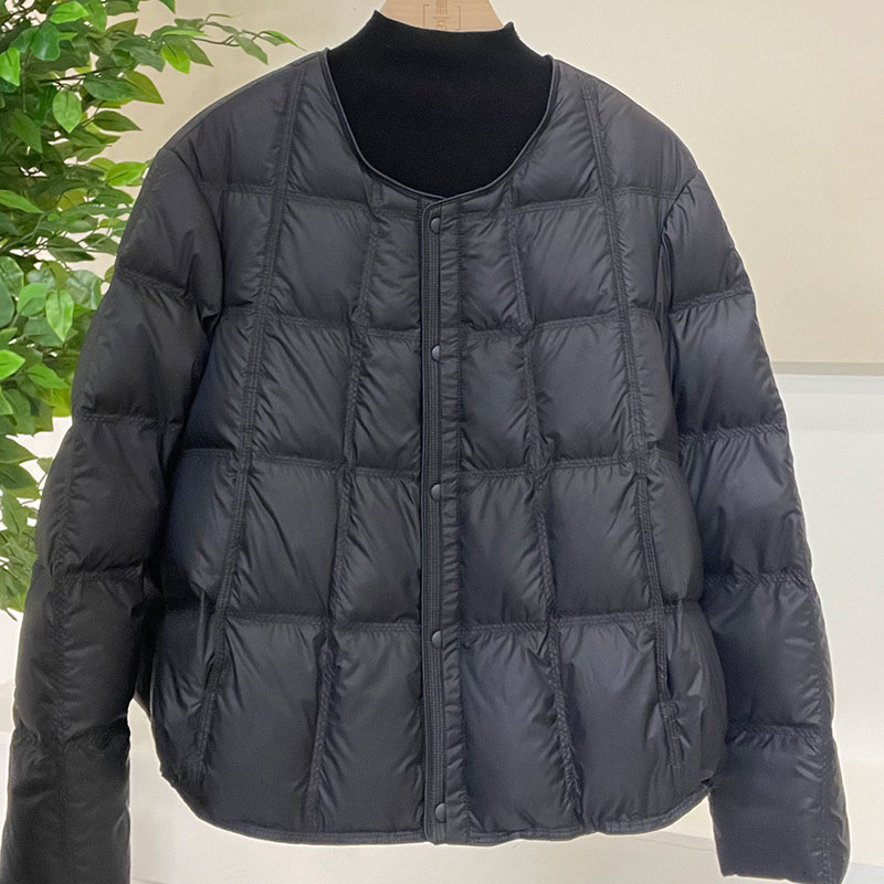 圆领羽绒服女时尚百搭宽松显瘦2025新款90白鸭绒女士冬季保暖外套