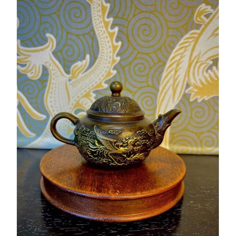 【闪购链接】龙凤手把壶