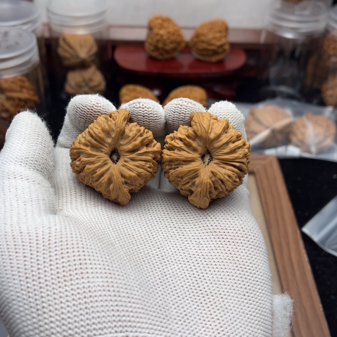 牙***儿文玩核桃吊坠逐鹿南疆石