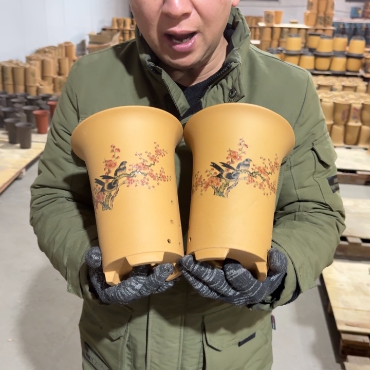 紫砂花盆破损补发