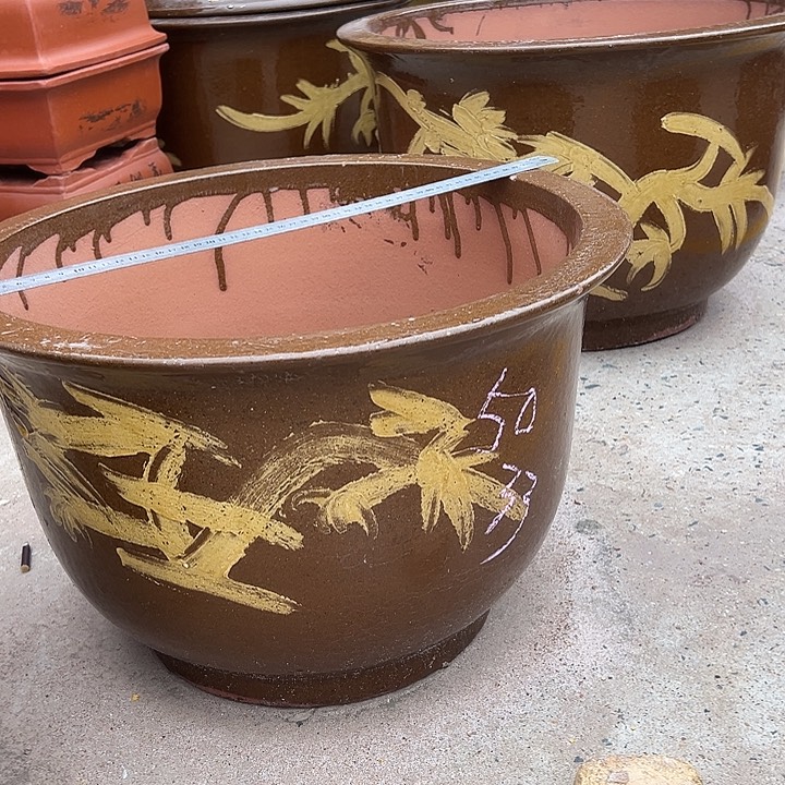 紫砂花盆，透气花盆