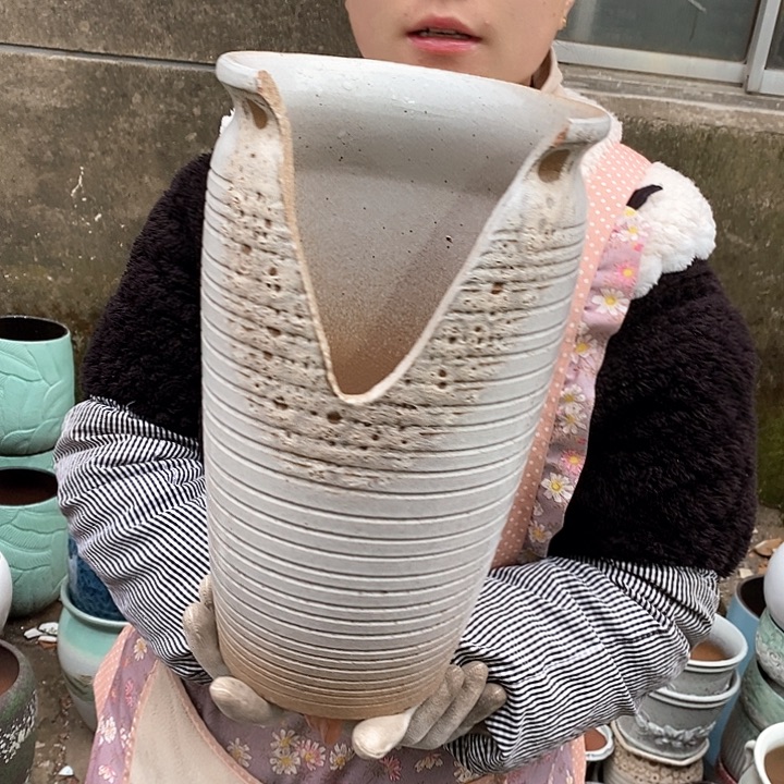 紫砂花盆正品口19高31