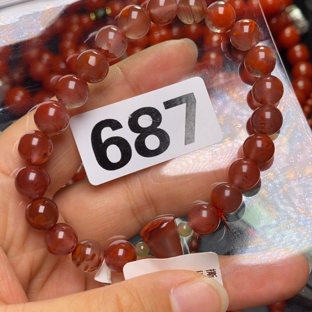 手链未镶嵌南红玛瑙今*生