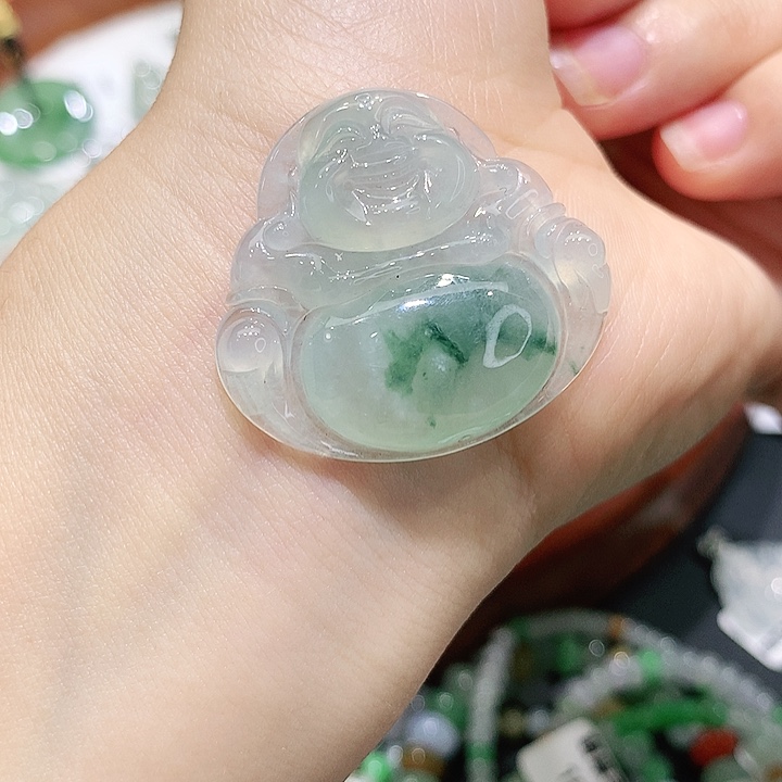 翡翠未镶嵌颈饰缅甸天然翡翠