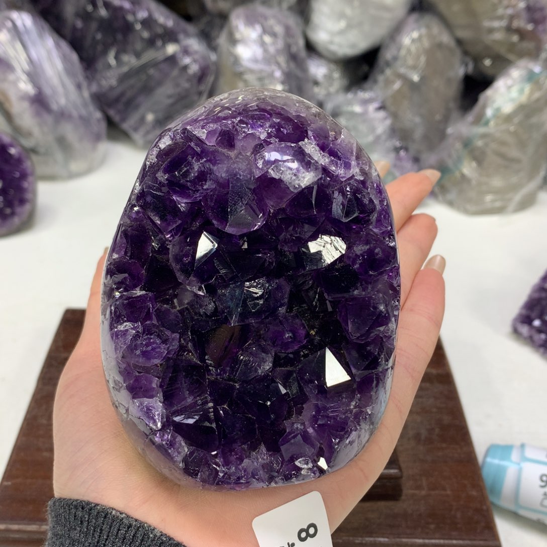 紫晶摆件未镶嵌水晶