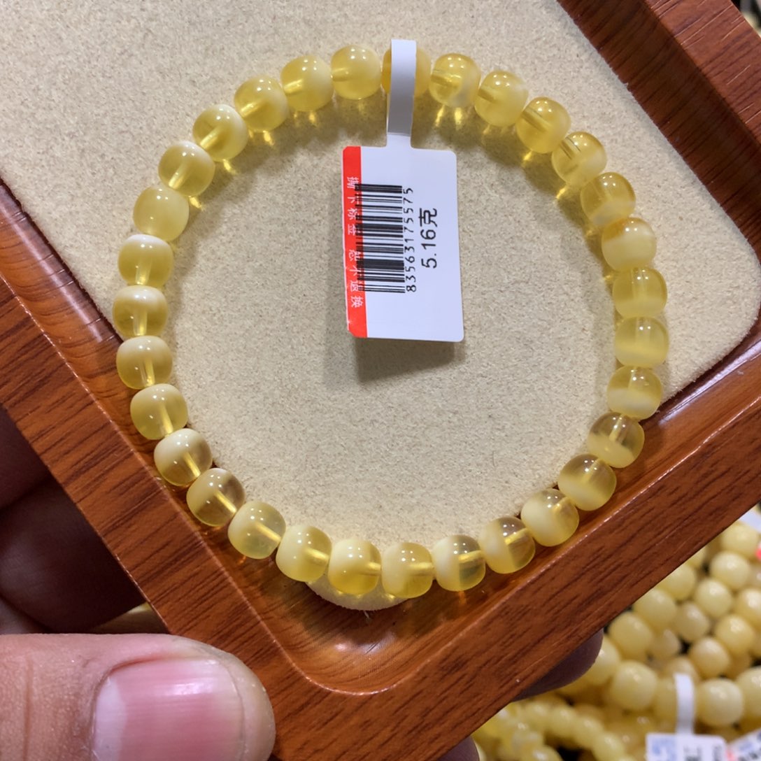 蜜蜡手链未镶嵌蜜蜡