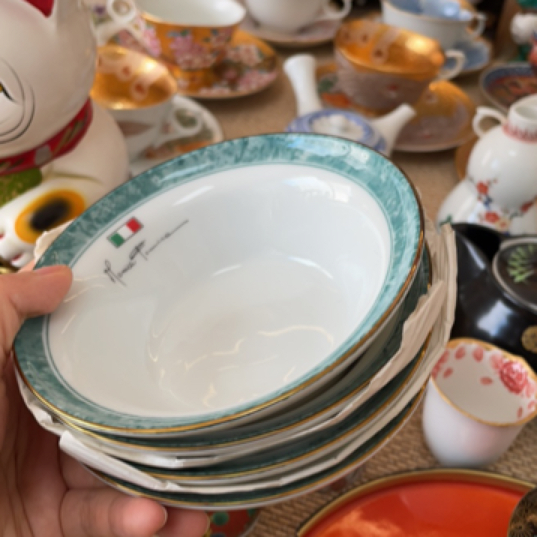 彩绘小钵4只彩绘