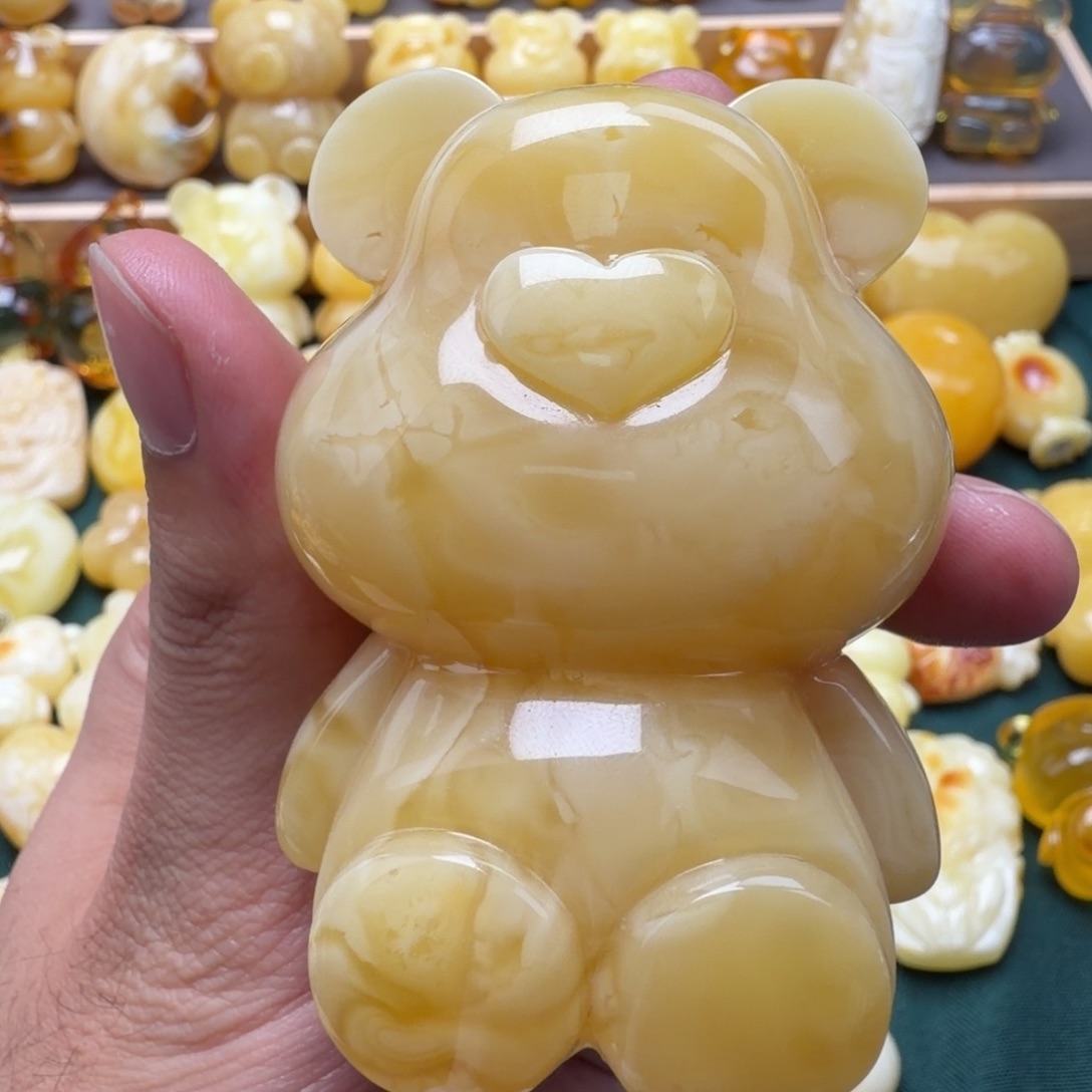 琥珀未镶嵌裸石蜜蜡
