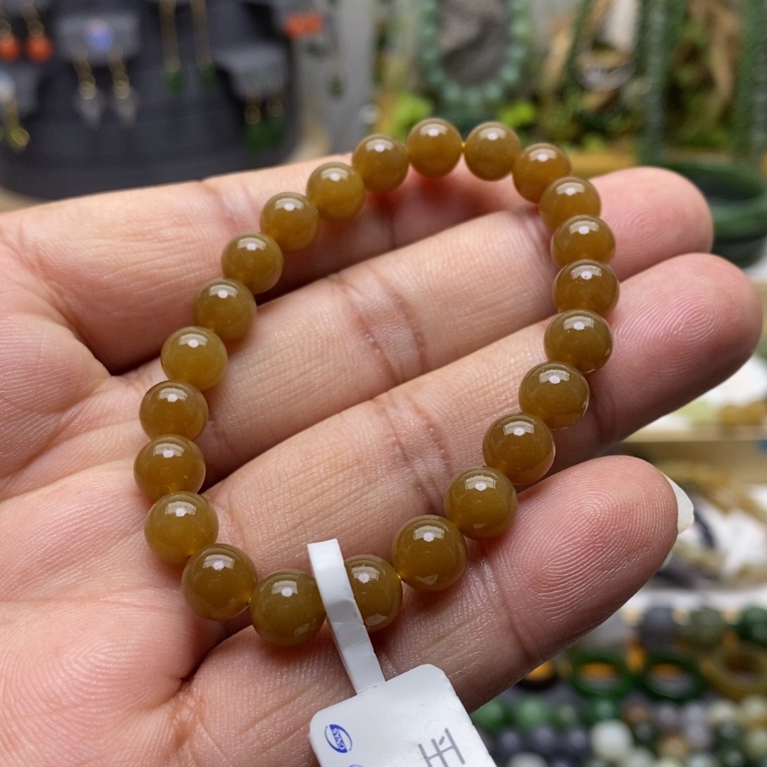 和田玉（糖玉）手链未镶嵌65