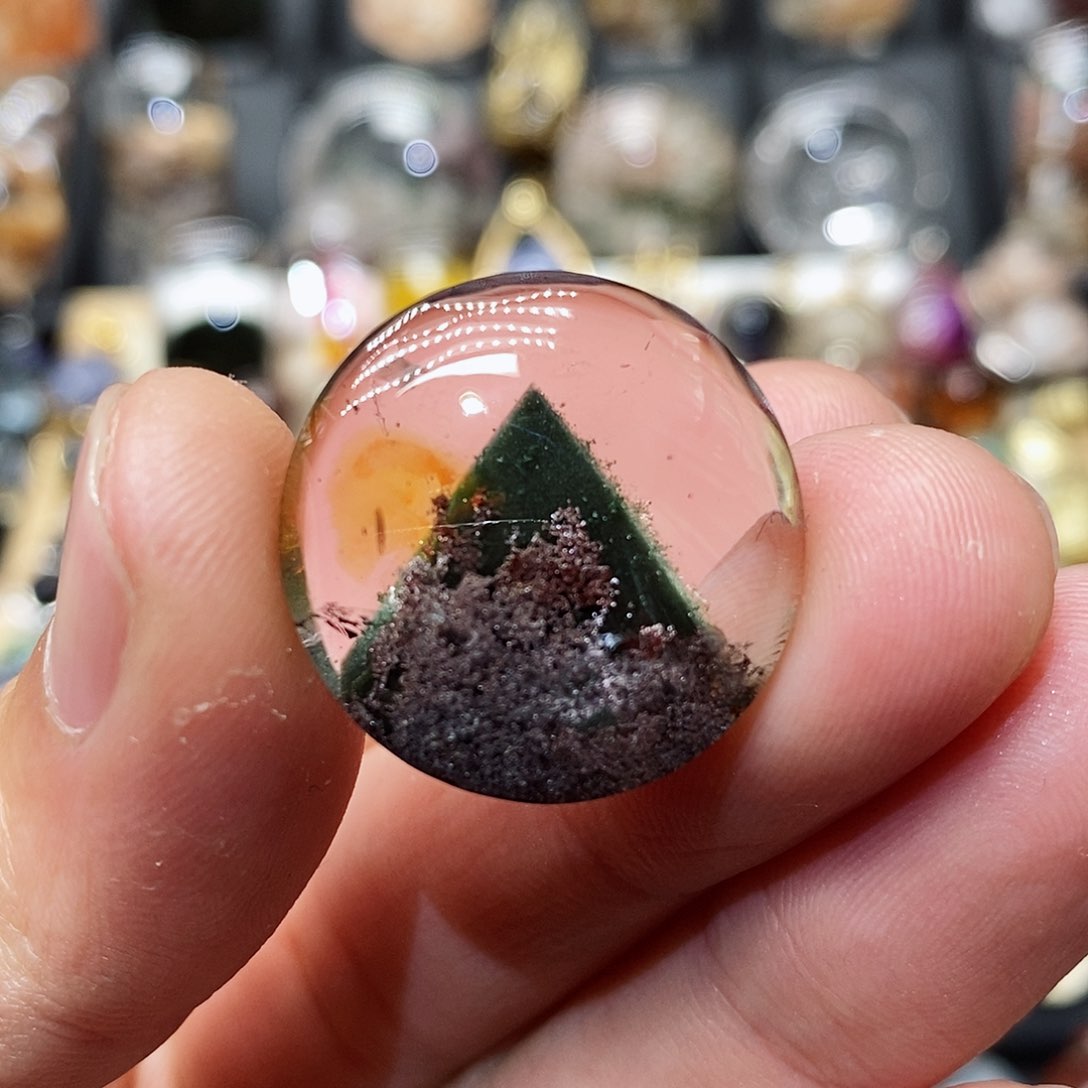 水晶颈饰未镶嵌天然精致水晶吊坠
