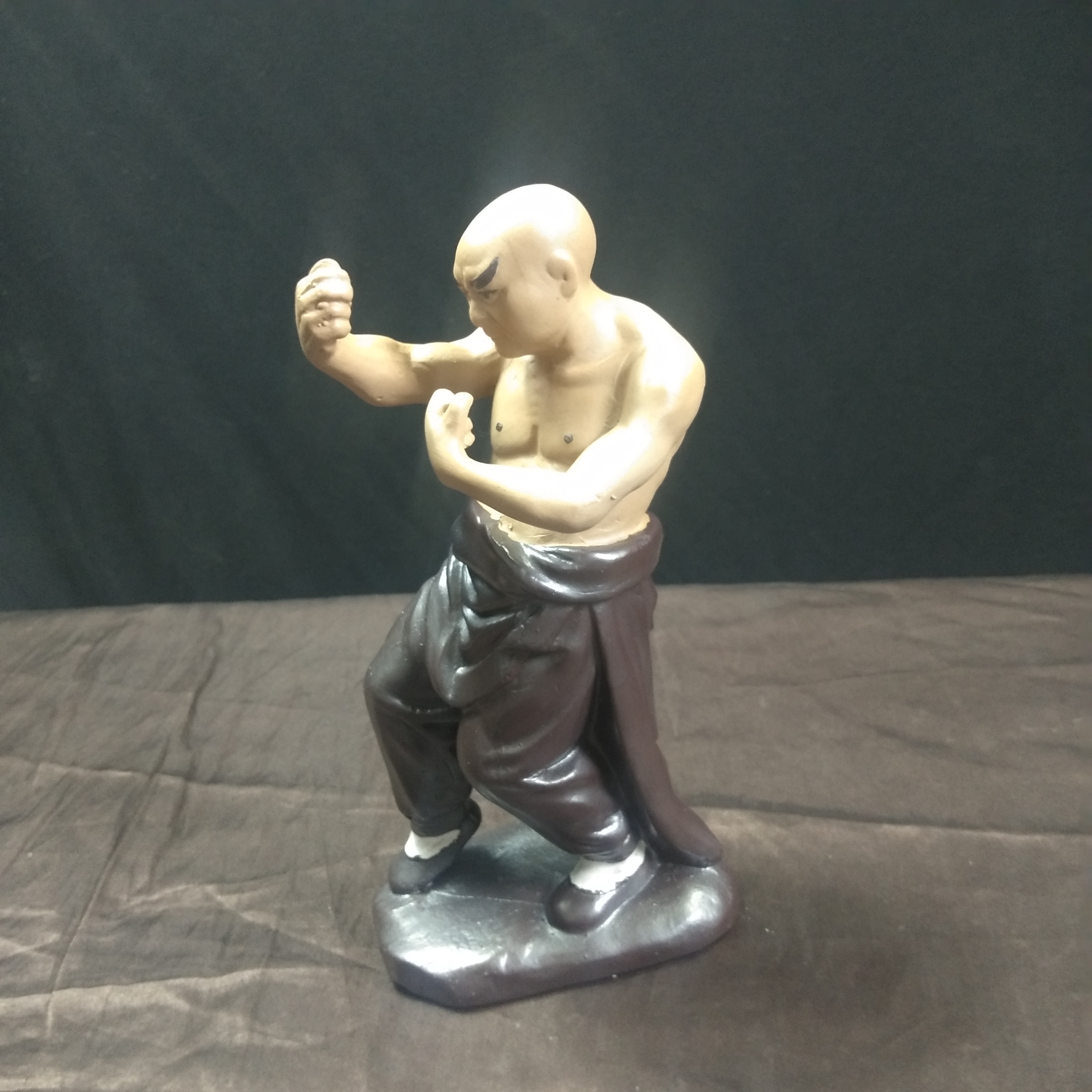 陶瓷工艺品人物摆件中华武术醉拳功夫假山盆景石湾公仔家居装饰品