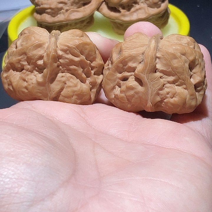 吊坠文玩核桃蛤蟆半壁