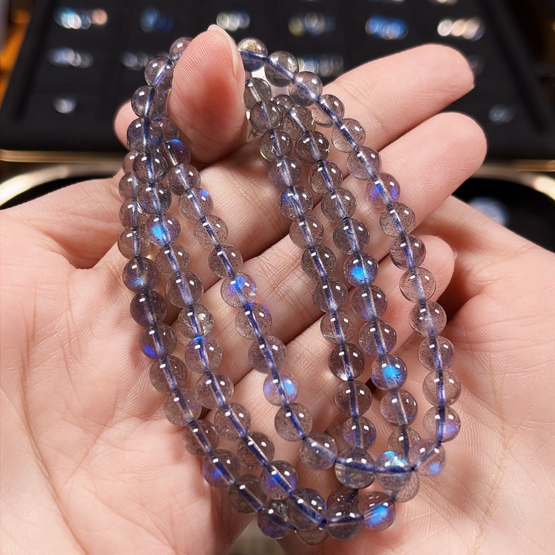 未镶嵌手链长石6.1左右