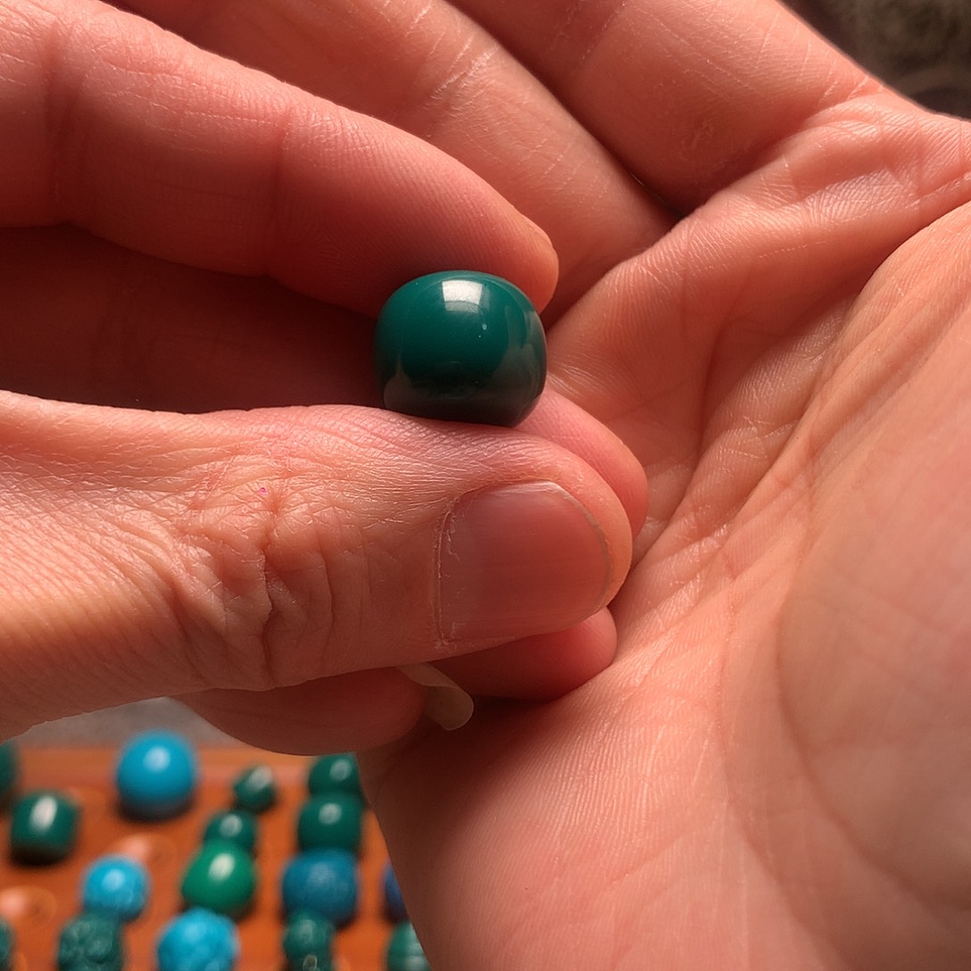 琉璃颈饰林*哥地狱色14mm老行