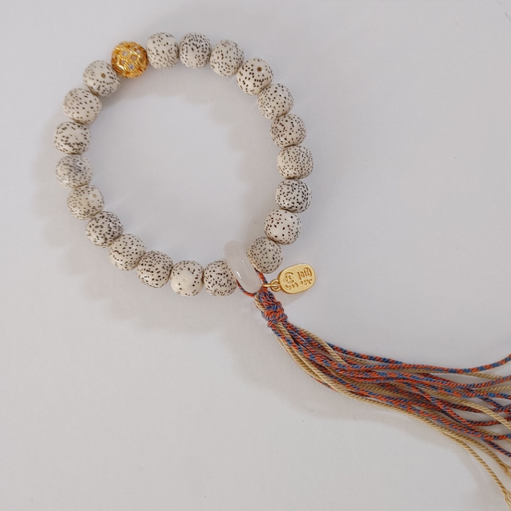 星月菩提老型珠约9.5mm+DIY流苏手串