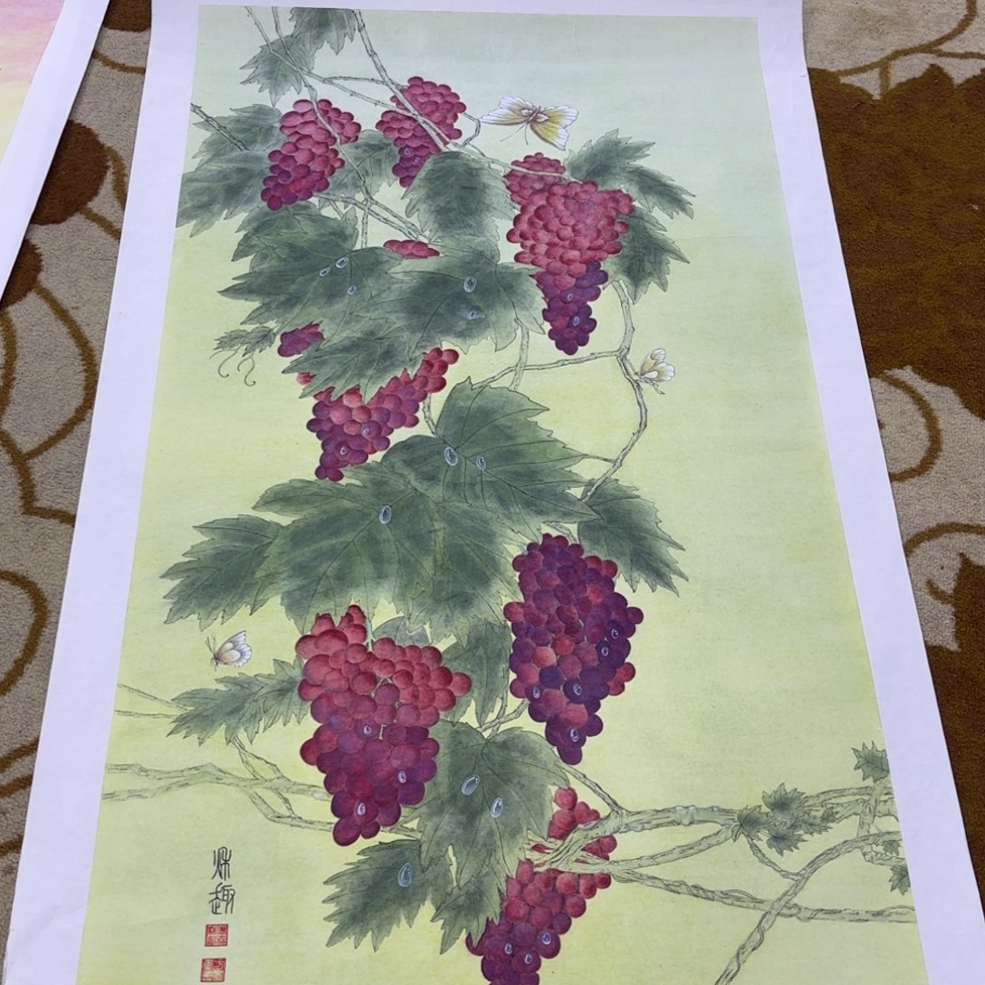 晴***空国画国画老师作品刘