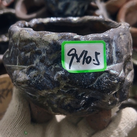 红陶粗陶花盆手工