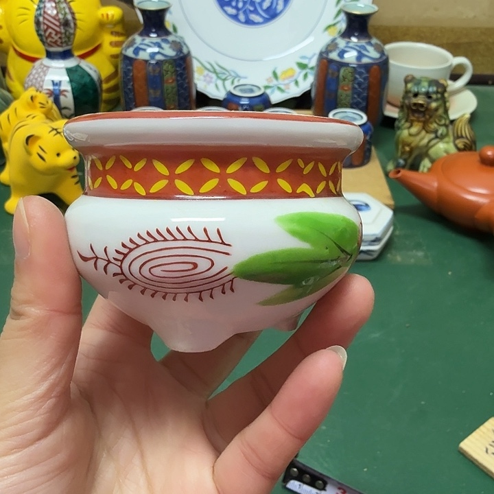 云***G中古工艺品瓷器默认微瑕