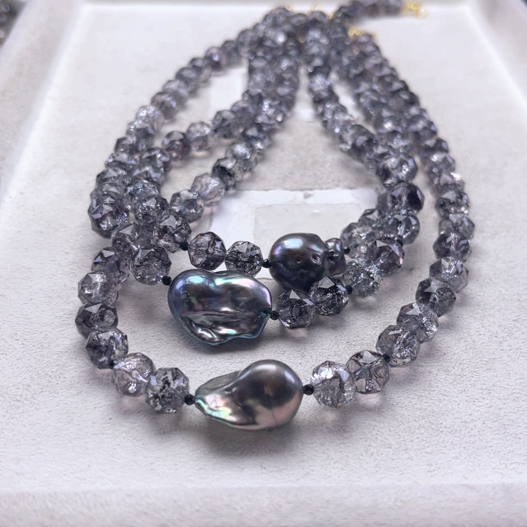 淡水珍珠未镶嵌项链【纯恬】多样性发货发一