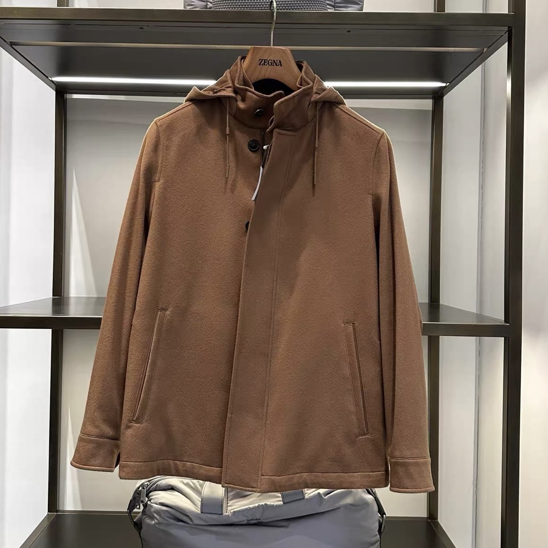 偏大一码经典款保值率z e g n a羊绒夹克连帽战地官网50000