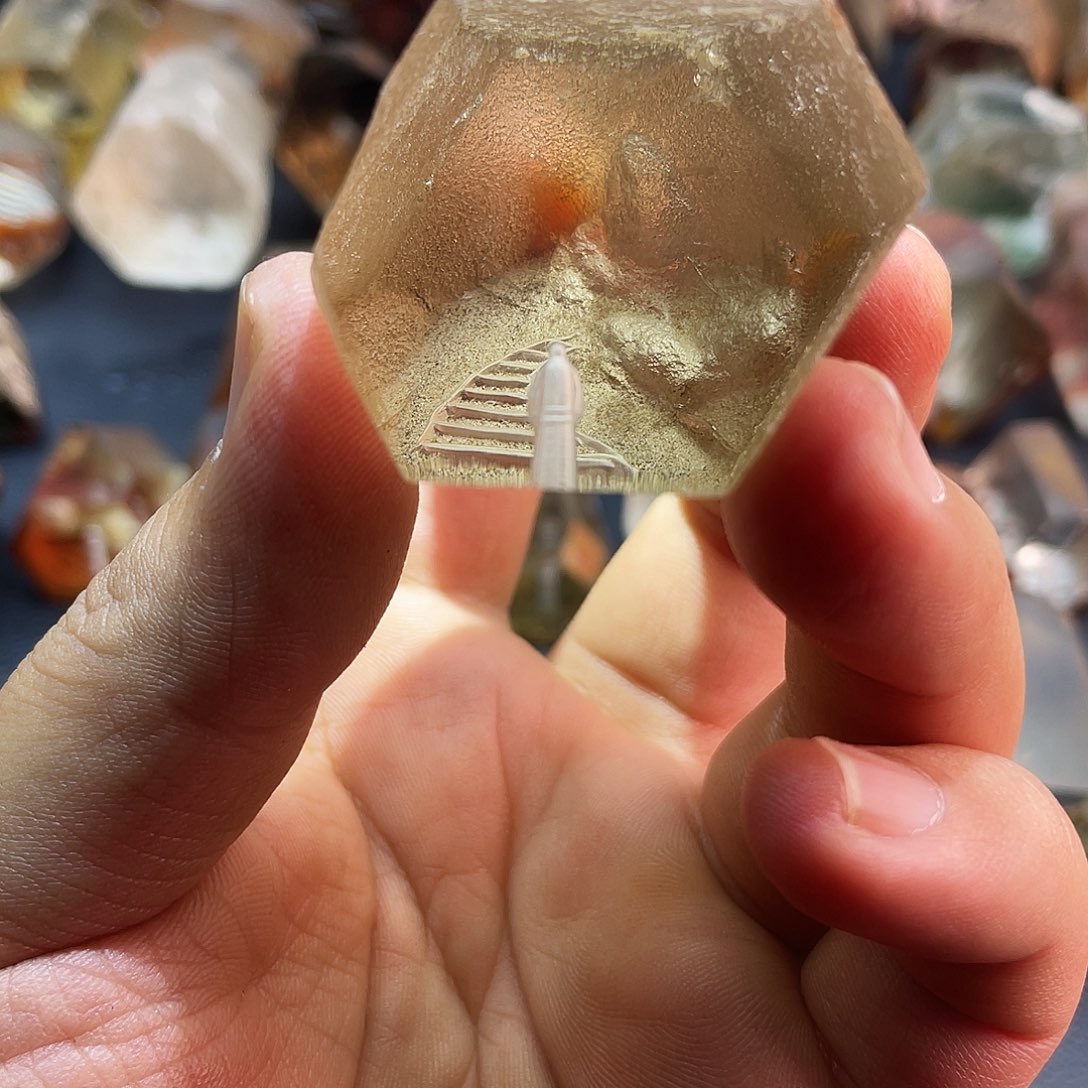 未镶嵌水晶珠宝半成品