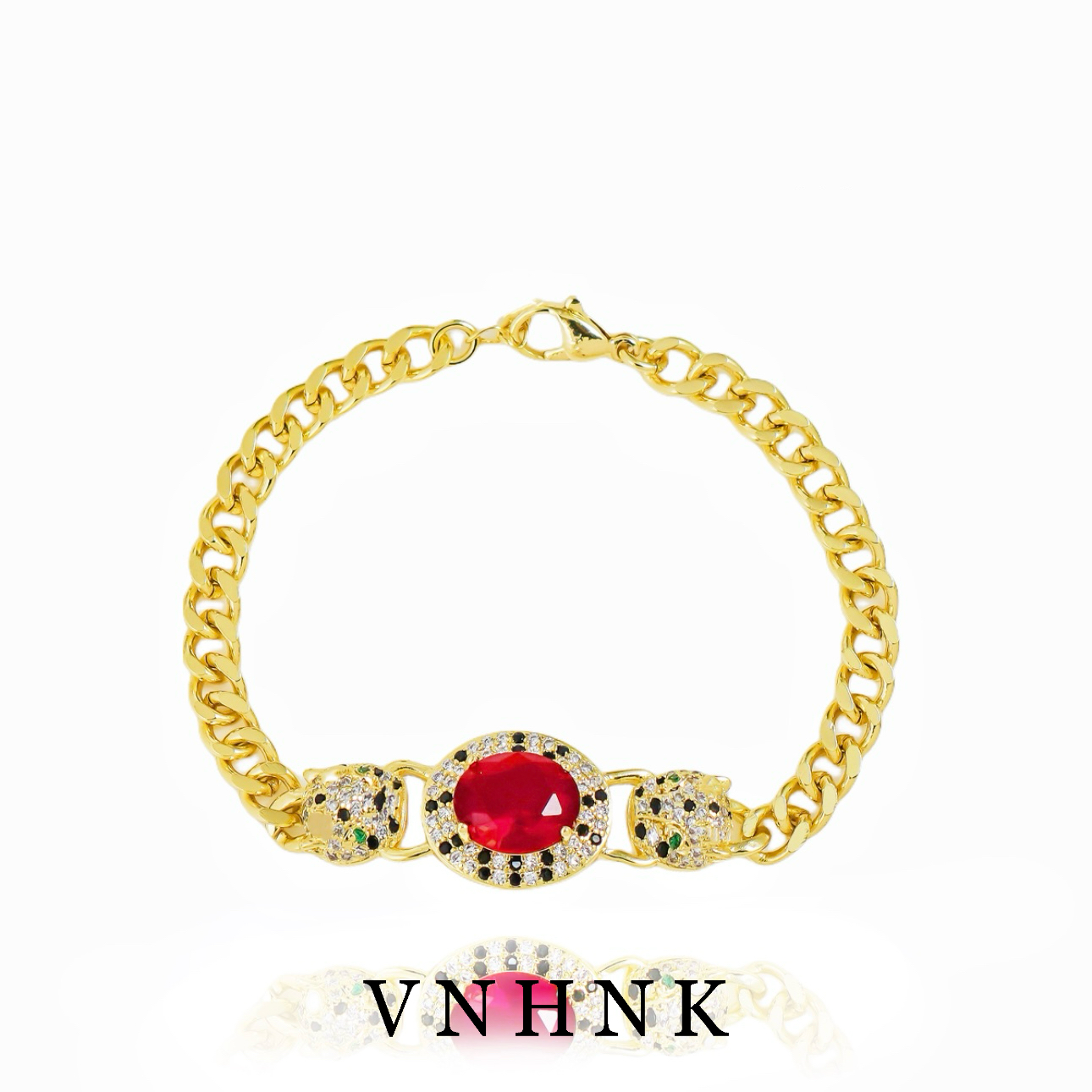 铜合金合成锆石手链 美可儿   N320   金色（24cm）气质时尚手链