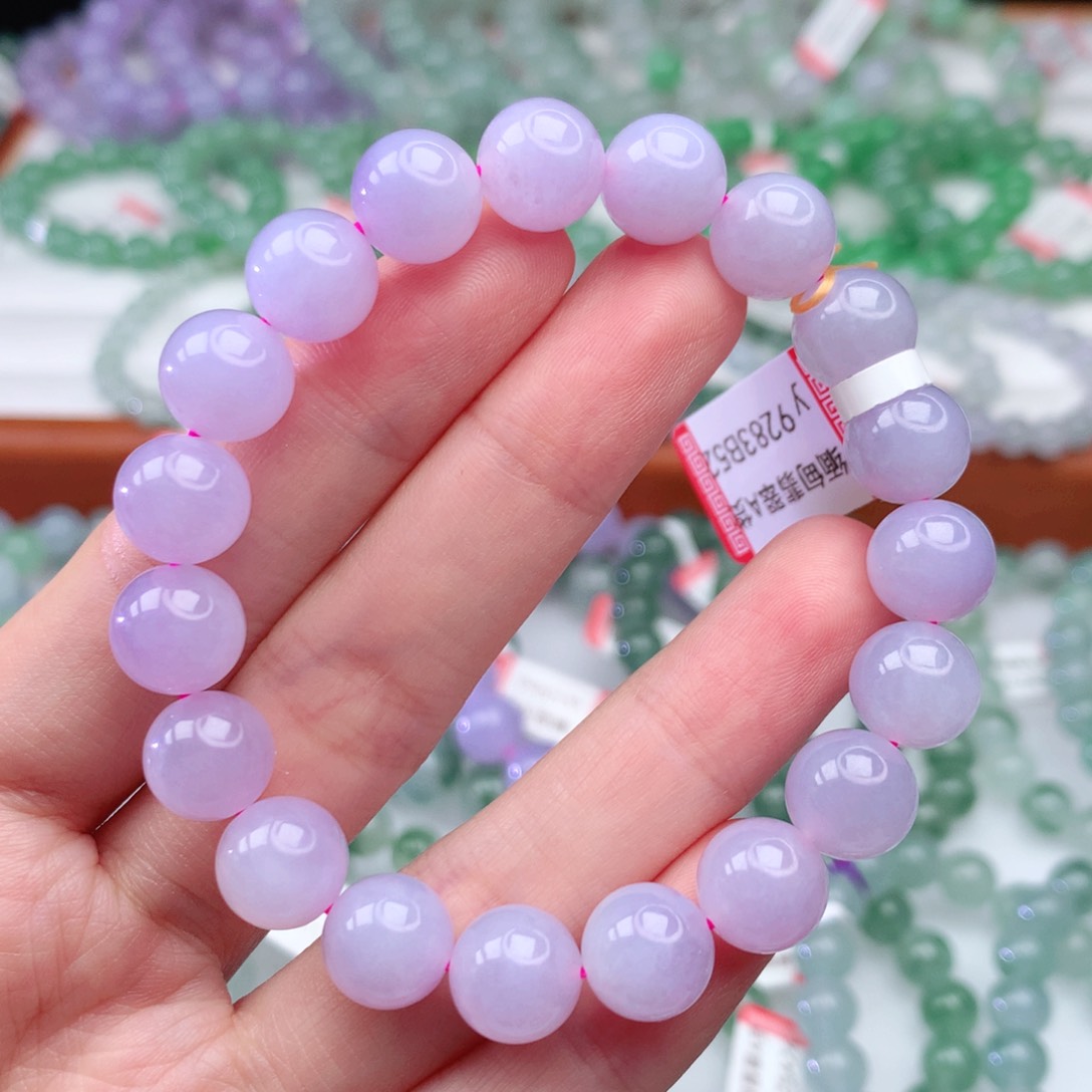 翡翠手链未镶嵌小*翡翠10mm