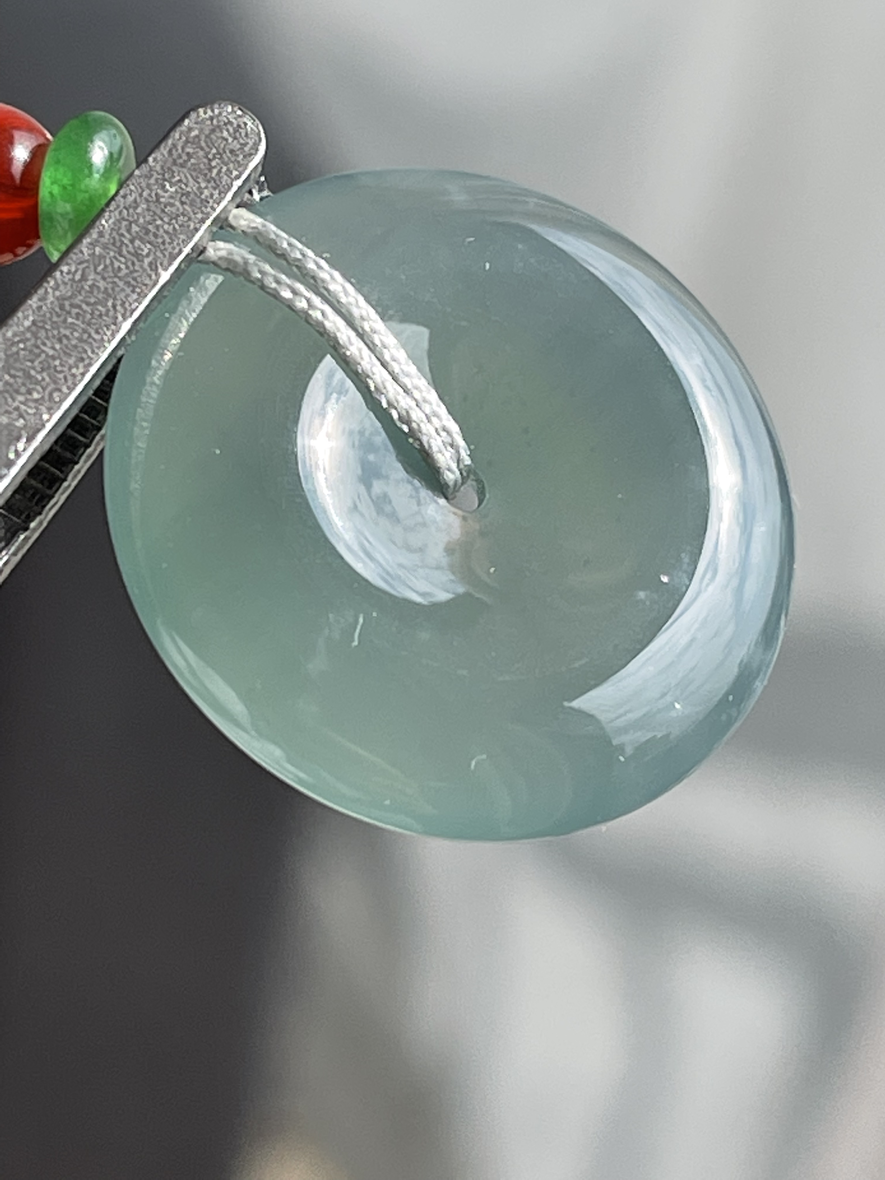 满绿蛋面戒指吊坠国风古风气质绿色高冰飘绿时尚复古简约古法